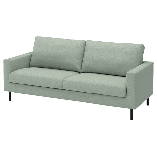 SALTSJÖBADEN 3-pers. sofa, Gunnared lysegrøn