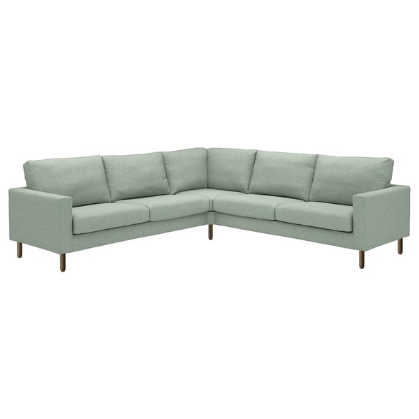 SALTSJÖBADEN Hjørnesofa 4-pers., Gunnared lysegrøn