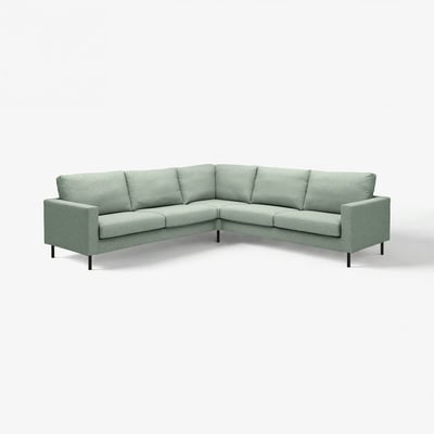 SALTSJÖBADEN Hjørnesofa 4-pers., Gunnared lysegrøn
