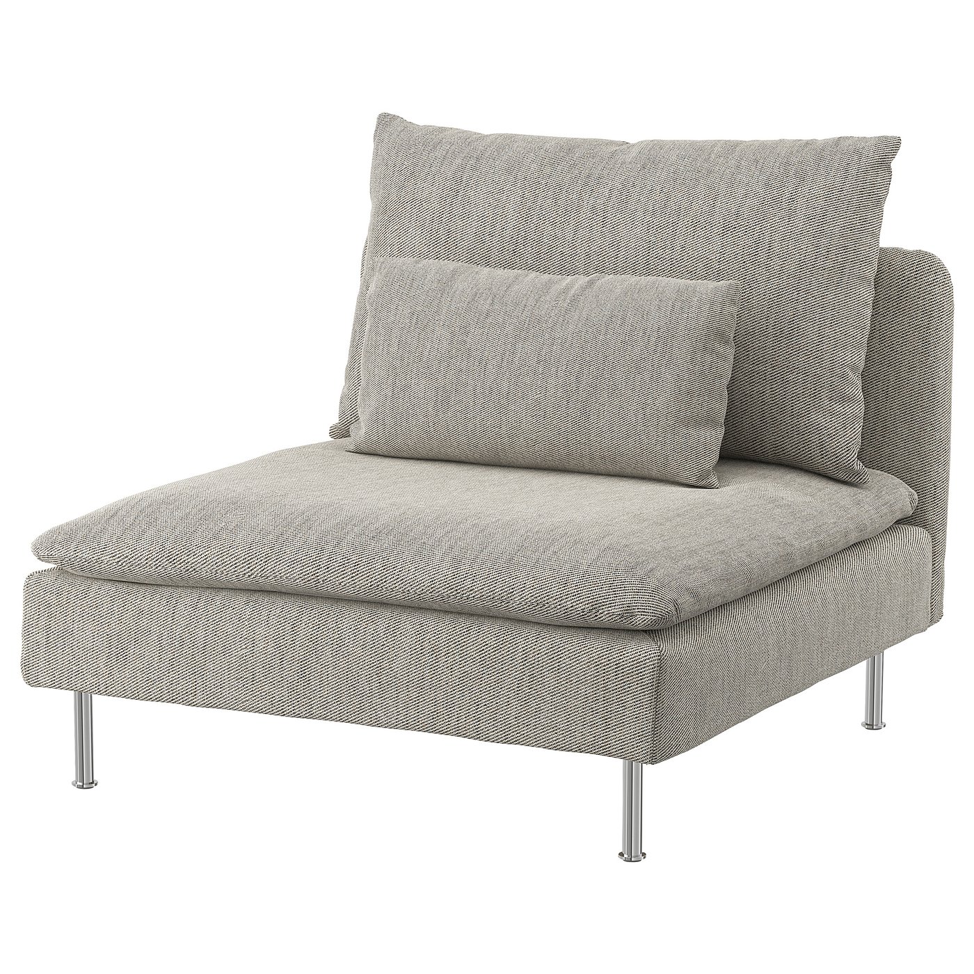 Møbelmontering SÖDERHAMN 1-pers. siddesektion, Viarp beige/brun