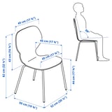 Illustration med mål for produktet: STRANDTORP.