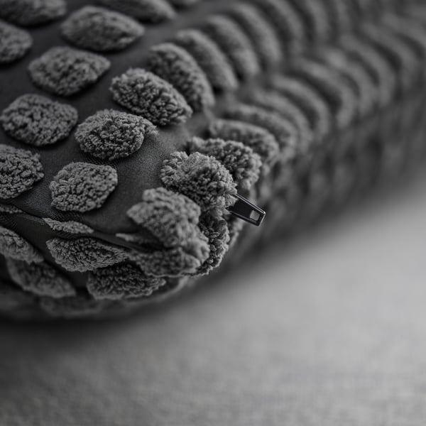 SVARTPOPPEL Pudebetræk, antracit, 50x50 cm