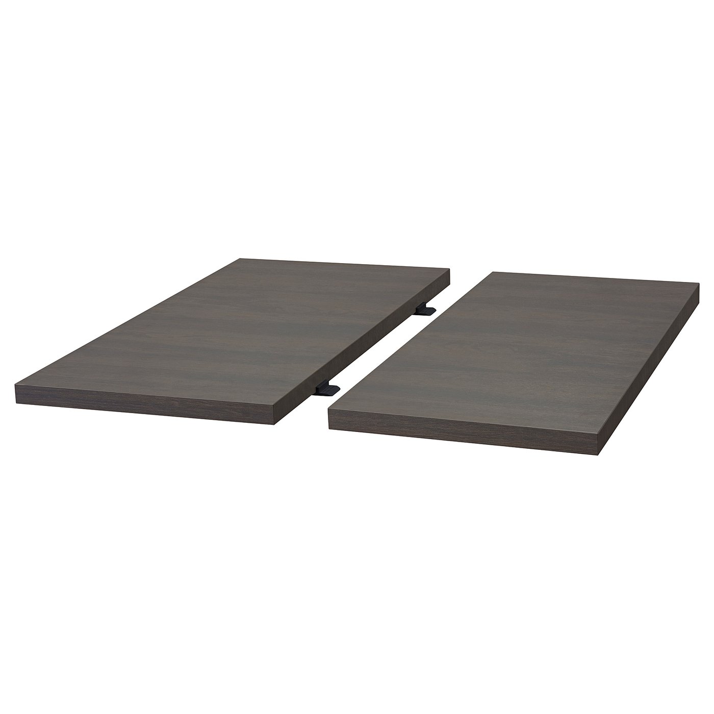 Møbelmontering TRANEBO Ekstra bordplade, sort, 50×101 cm