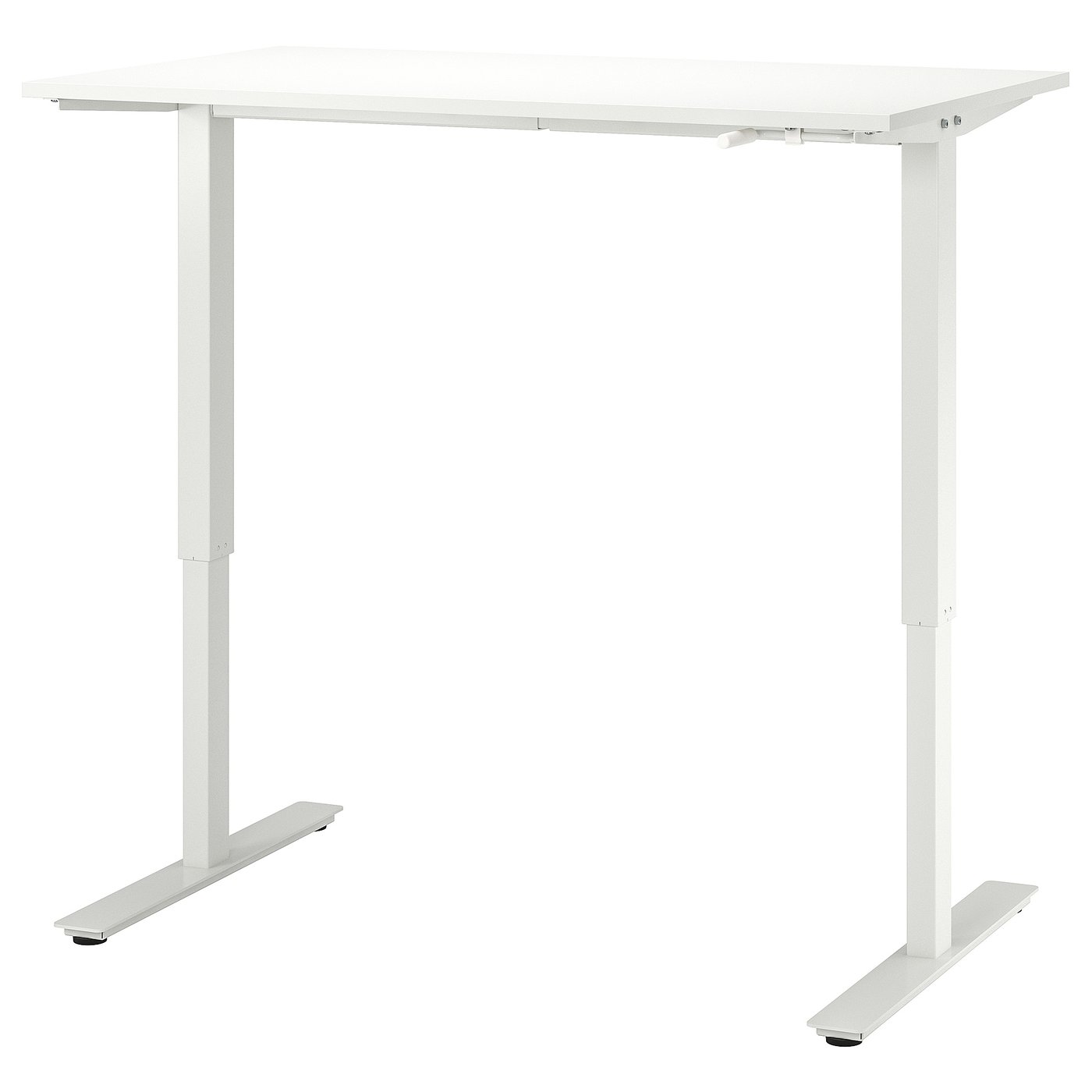 Møbelmontering TROTTEN Skrivebord hæve/sænke, hvid, 120×70 cm