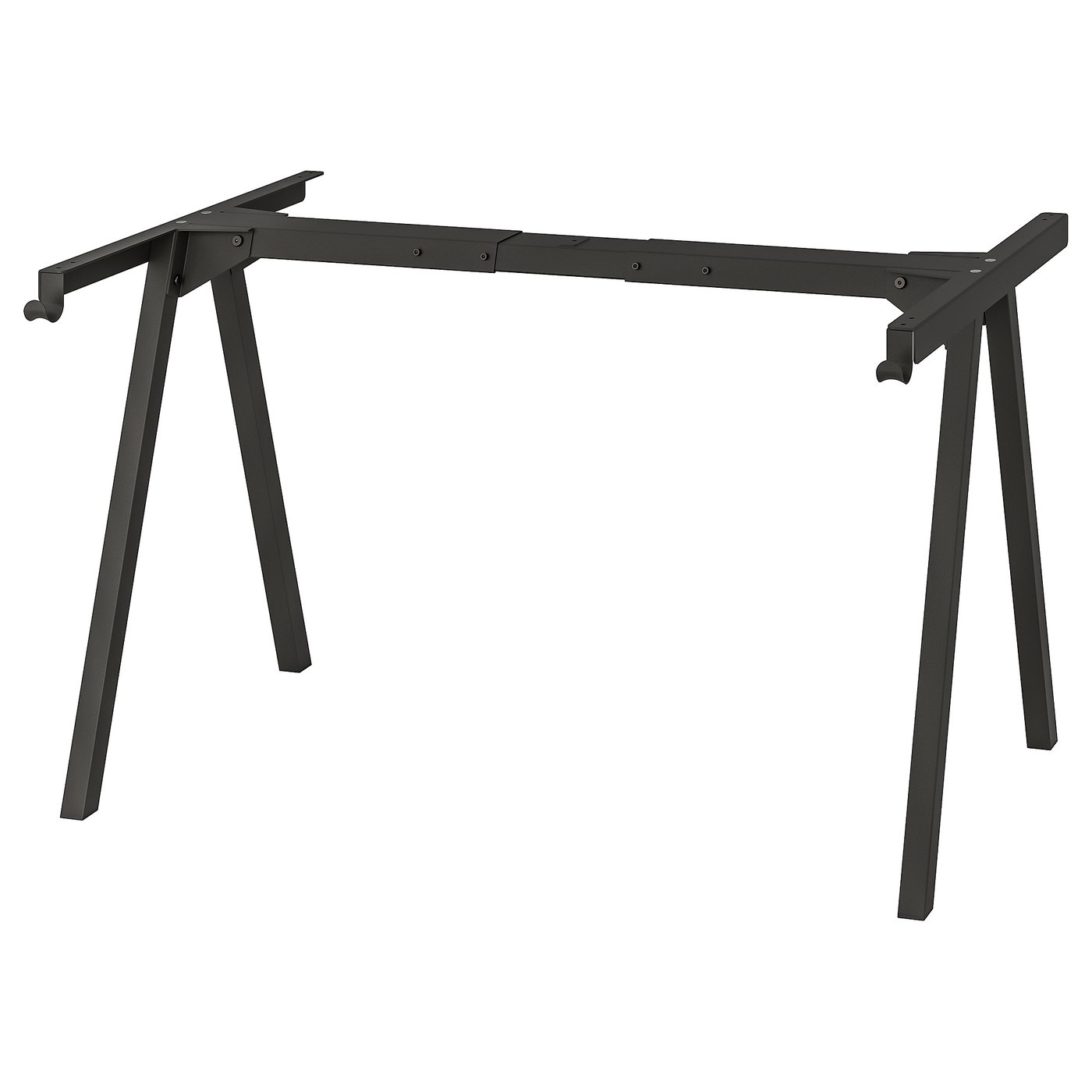 Møbelmontering TROTTEN Understel til bordplade, antracit, 140/160 cm