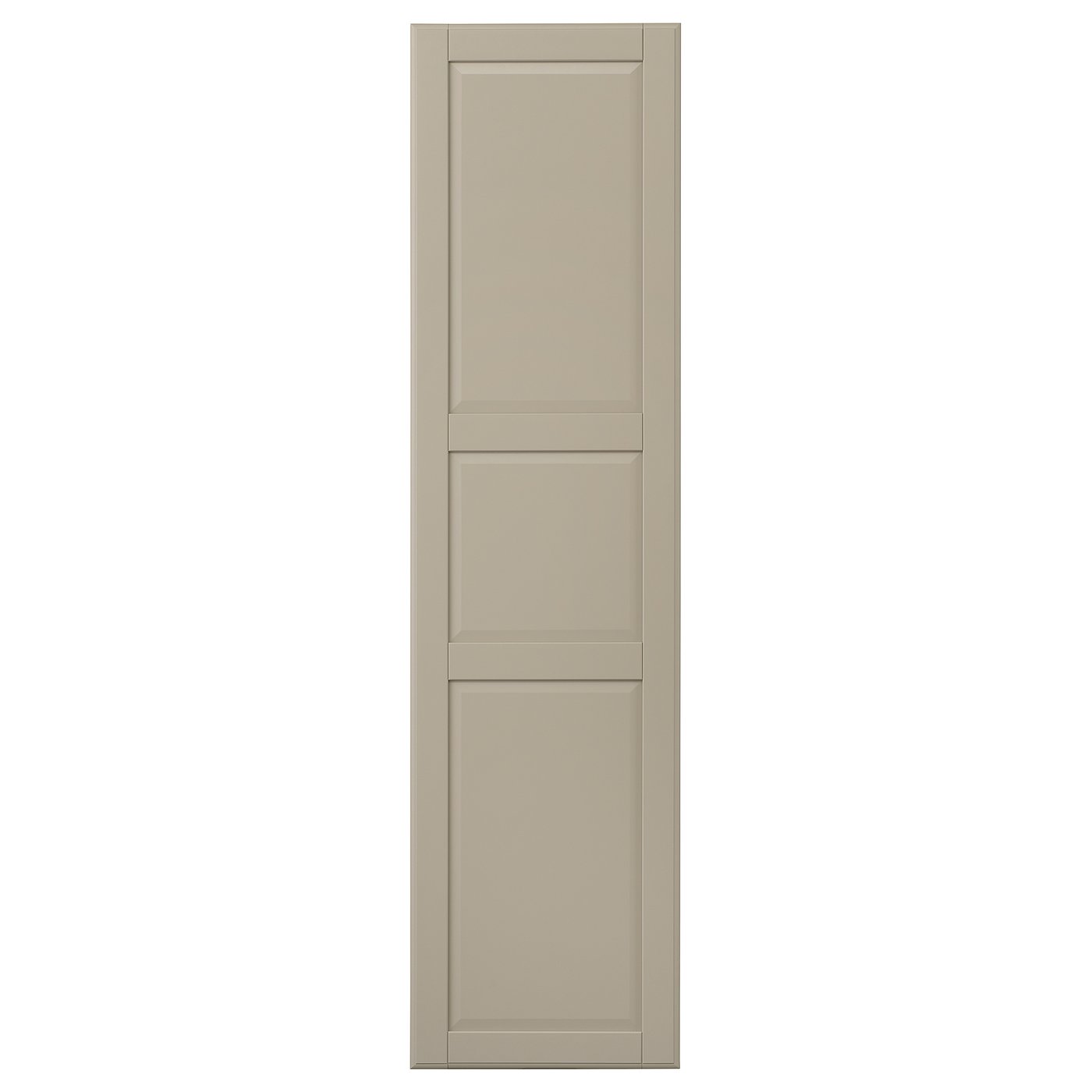 Møbelmontering TYSSEDAL Låge med hængsler, gråbeige, 50×195 cm