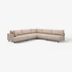 UPPÅKRA hjørnesofa, beige. Moderne design med bløde puder, træben og miljøvenlige materialer.