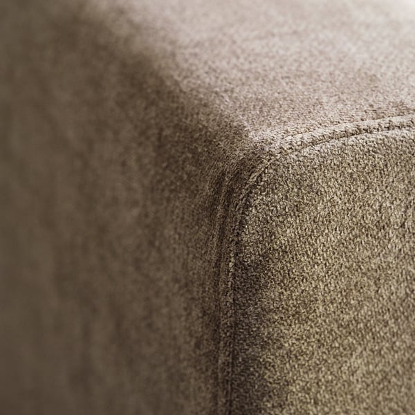 UPPÅKRA Modulopbygget hjørnesofa, 6-pers., åben ende, venstre/Johanneshov brun-beige