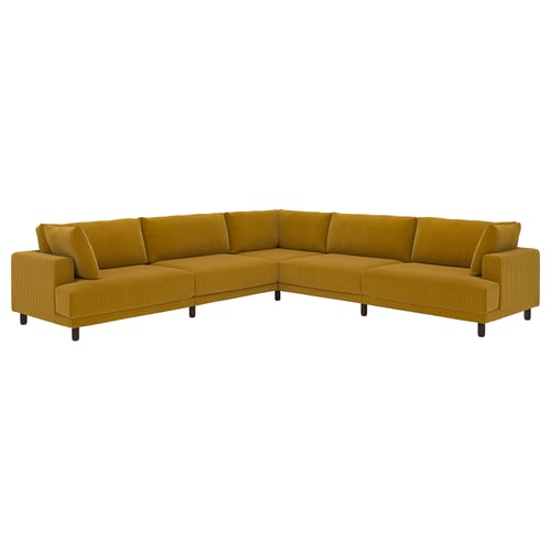 UPPÅKRA Modulopbygget hjørnesofa, 6-pers., Samsala gulbrun