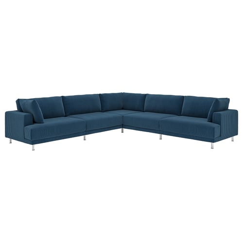 UPPÅKRA Modulopbygget hjørnesofa, 6-pers., Samsala mørkeblå