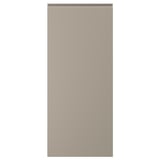 UPPLÖV beige køkkenskab med integrerede greb.