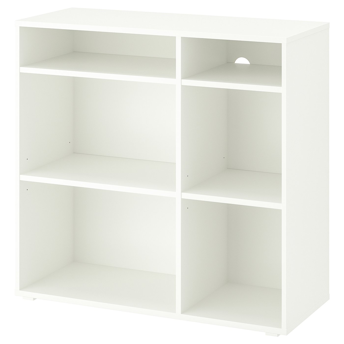 Møbelmontering VIHALS Reol med 4 hylder, hvid, 95x37x90 cm