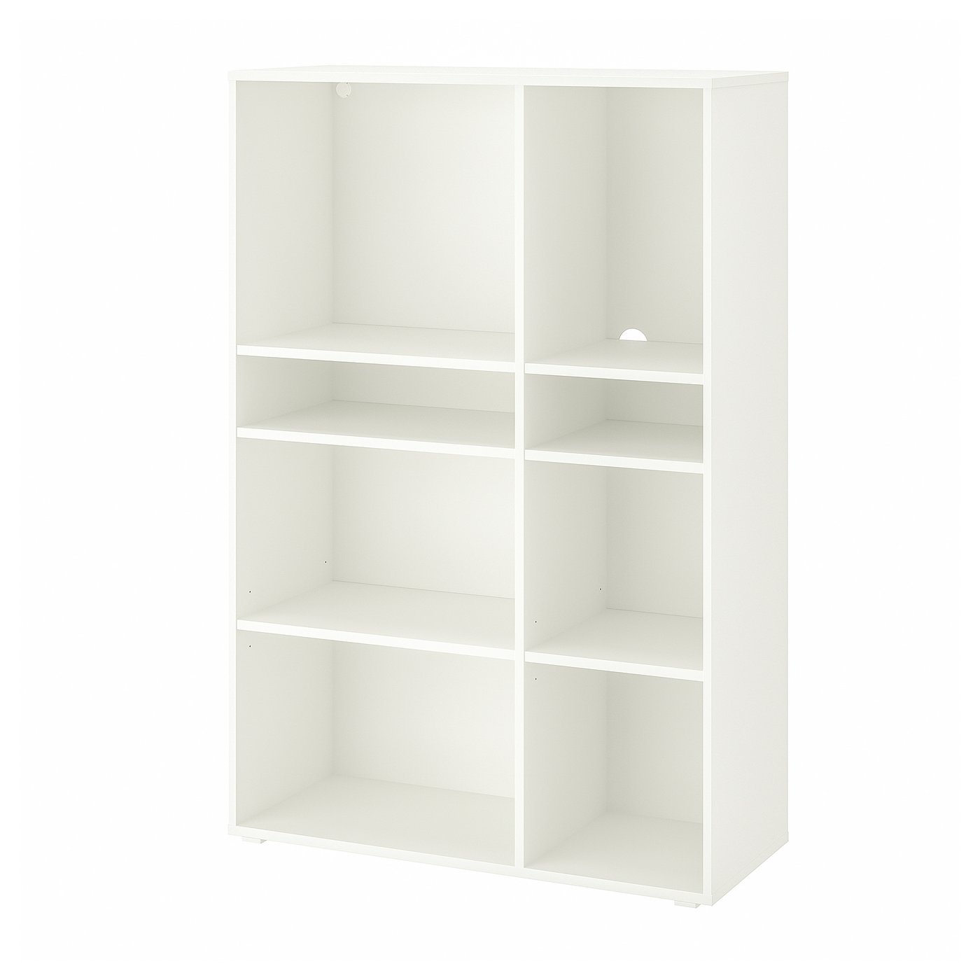 Møbelmontering VIHALS Reol med 6 hylder, hvid, 95x37x140 cm