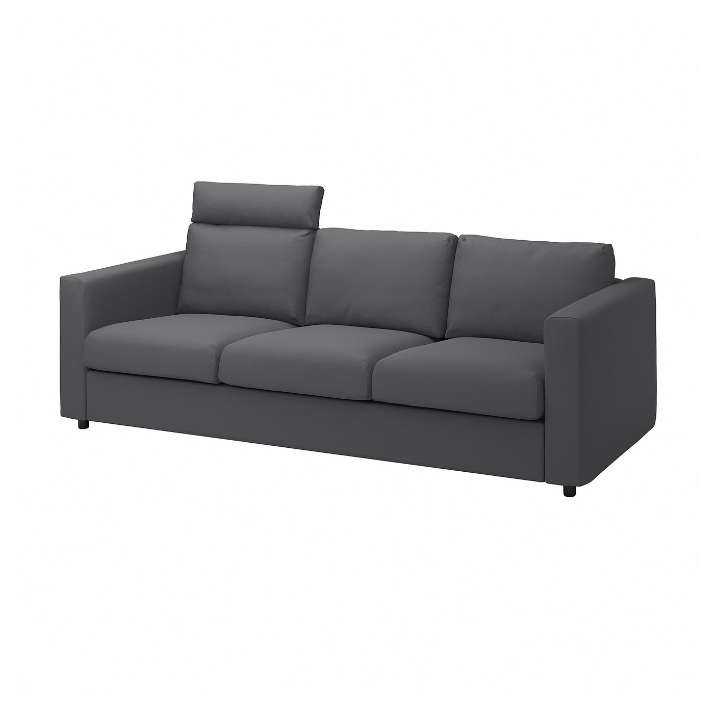 Møbelmontering VIMLE 3-pers. sofa, med nakkepude/Hallarp grå