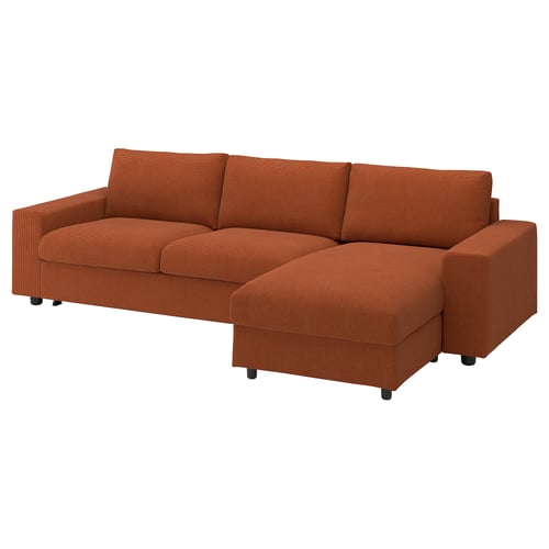 VIMLE 3-pers. sovesofa med chaiselong