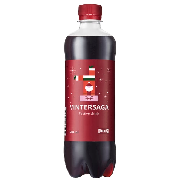 Rød VINTERSAGA 500ml flaske