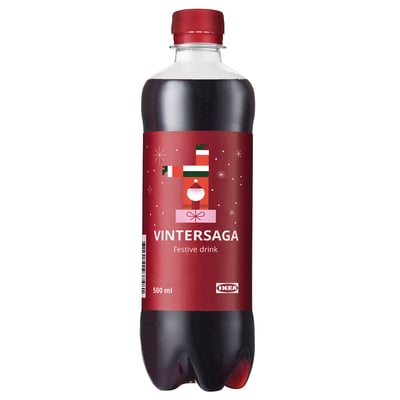 Rød VINTERSAGA 500ml flaske