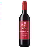 Rød VINTERSAGA frugtdrikflaske fra ikea, 750 ml.