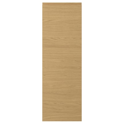 VOXTORP skabslåge i egetræ. Moderne, glat design. Integrerede håndtag. Varmt, naturligt trælook.
