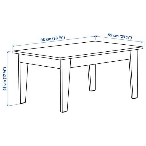 Illustration with measurements for the product: ÄMMARYD.