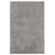 Grey shaggy rug for living/bedroom, durable, stain-resistant.
