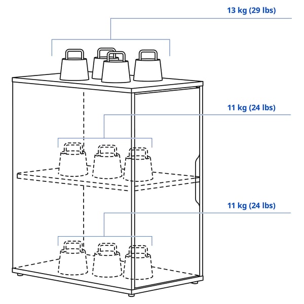 Illustration with measurements for the product: ALEX.