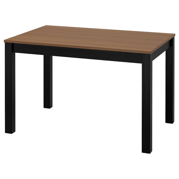 ÅLHULT Table, black/brown, 120x80 cm