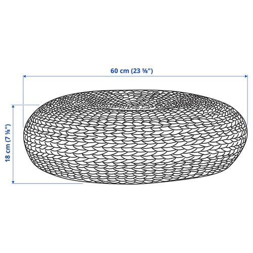 Illustration with measurements for the product: ALSEDA.