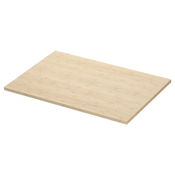 ÅLSKEN bamboo countertop, natural colour, rectangular shape, smooth surface.