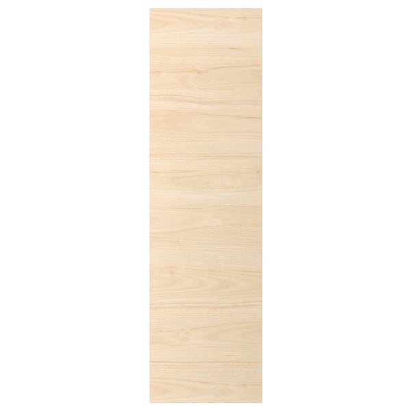 ASKERSUND light ash wood-effect front panel, rectangular with smooth texture.