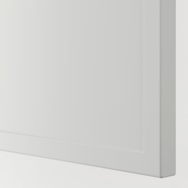Close-up of a white, sleek, and smooth cabinet panel edge, showcasing high-quality finish and minimalist design.
