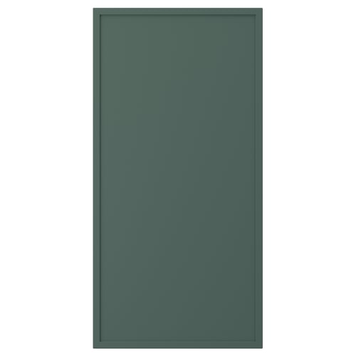 ASPUDDEN Door, dark grey-green, 40x80 cm