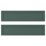 ASPUDDEN Drawer front, dark grey-green, 40x10 cm
