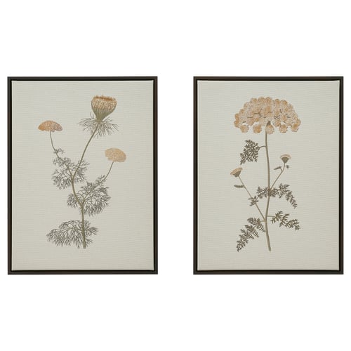 BLODFLÄDER Picture, floral simplicity, 30x40 cm