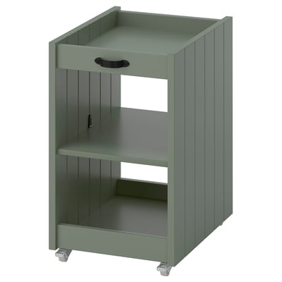 BRYTNING Storage unit, green, 29x40x47 cm