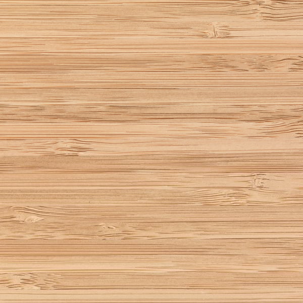 Close-up of natural bamboo wood, smooth and light-colored, displaying fine grain lines.