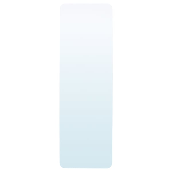 Blue mirror labelled DRÖMMARE for wardrobe, kids outfit check.