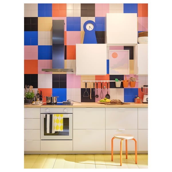 EKBACKEN Custom made worktop, plywood effect/laminate, 30-45x2.8 cm