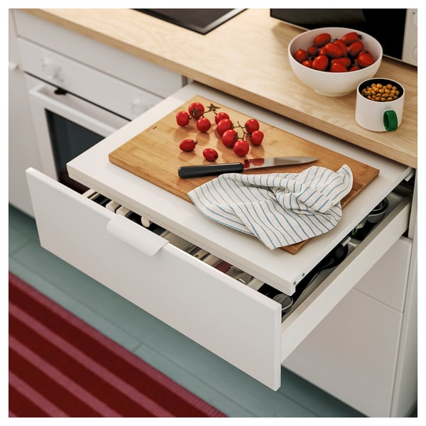 EKBACKEN Worktop, plywood effect/laminate, 246x2.8 cm