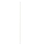 A white ELVARLI adjustable storage post made of recycled aluminium.