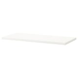 ELVARLI white rectangular shelf, sleek and minimalist design.