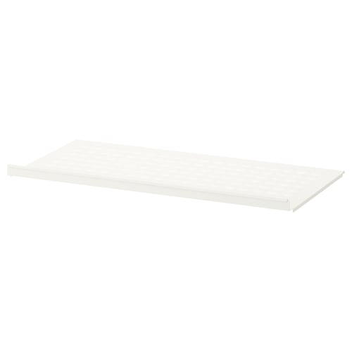 ELVARLI white shoe rack in wardrobe.