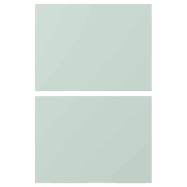 ENHET furniture: pale green, rectangular, smooth surface, 10-year guarantee.