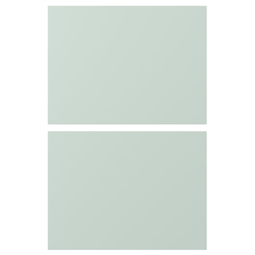 ENHET furniture: pale green, rectangular, smooth surface, 10-year guarantee.