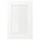ENKÖPING white cabinet door, rectangular with subtle grain, durable foil.