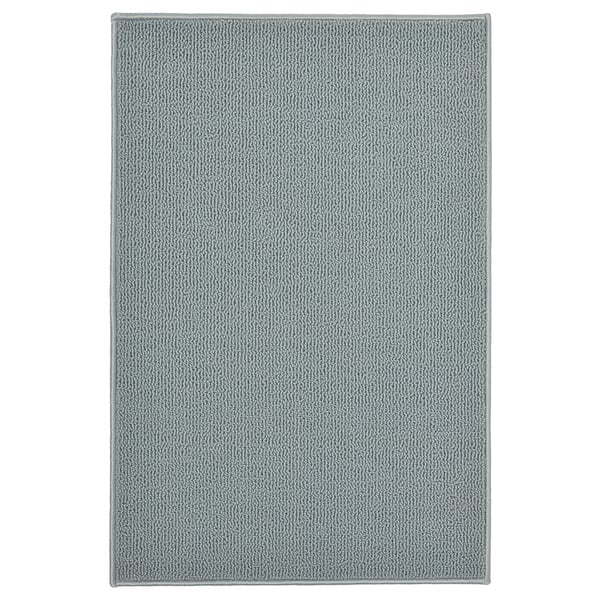 FINTSEN Bath mat, grey, 40x60 cm