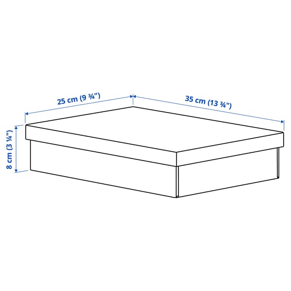 Illustration with measurements for the product: FJÄDERHARV.