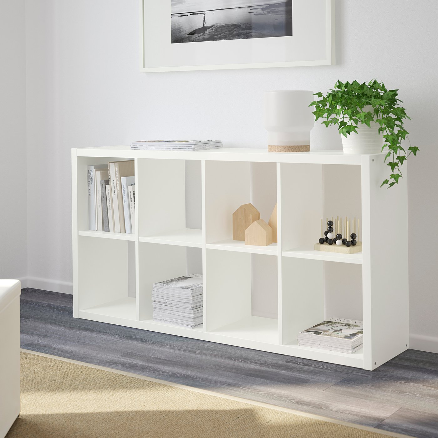 IKEA FLYSTA シェルフユニット ホワイト 69x132cm FLYSTA shelving unit, white, 69x132 cm - IKEA Estonia