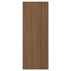 FÖRBÄTTRA walnut panel, smooth, modern design. Particleboard & plastic finishes.