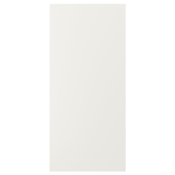 White FÖRBÄTTRA panel, rectangular, acrylic paint on fibreboard.